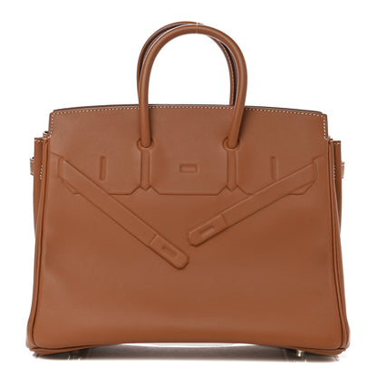 Hermes Swift Birkin Shadow 25 Gold 1 of 10