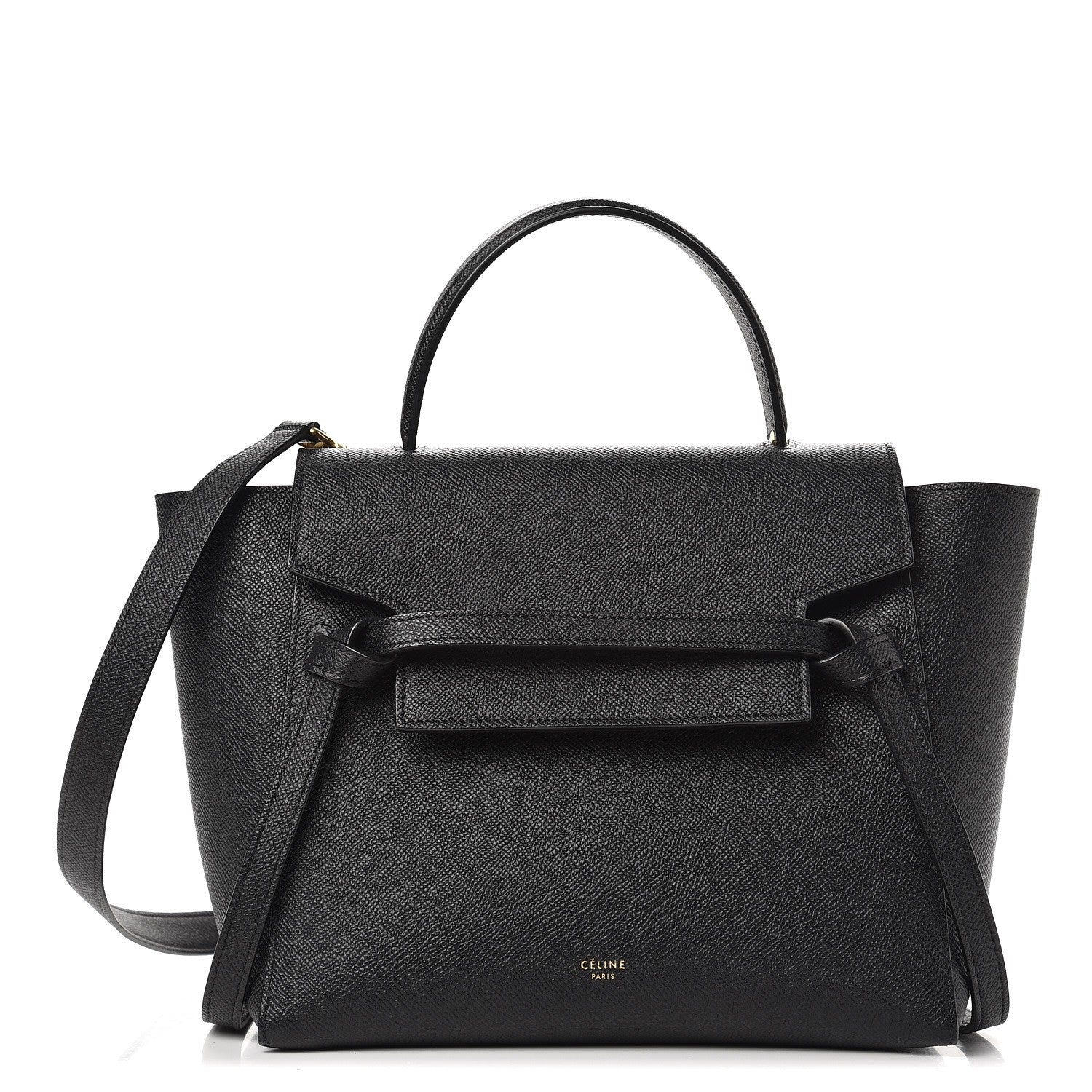 Celine Grained Calfskin Micro Belt Bag Black 1 of 6