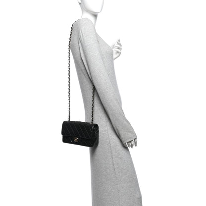 Chanel Patent Calfskin Quilted Mini Rectangular Flap Black 2 of 10