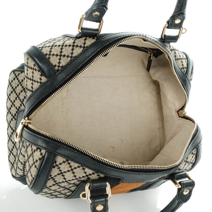 Gucci Diamante Vintage Web Small Boston Black 5 of 7