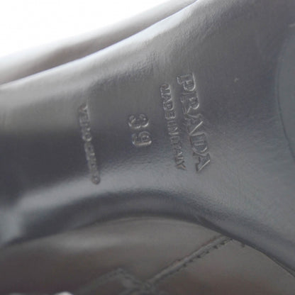 Prada Leather Ankle Boots 39 Brown 7 of 7