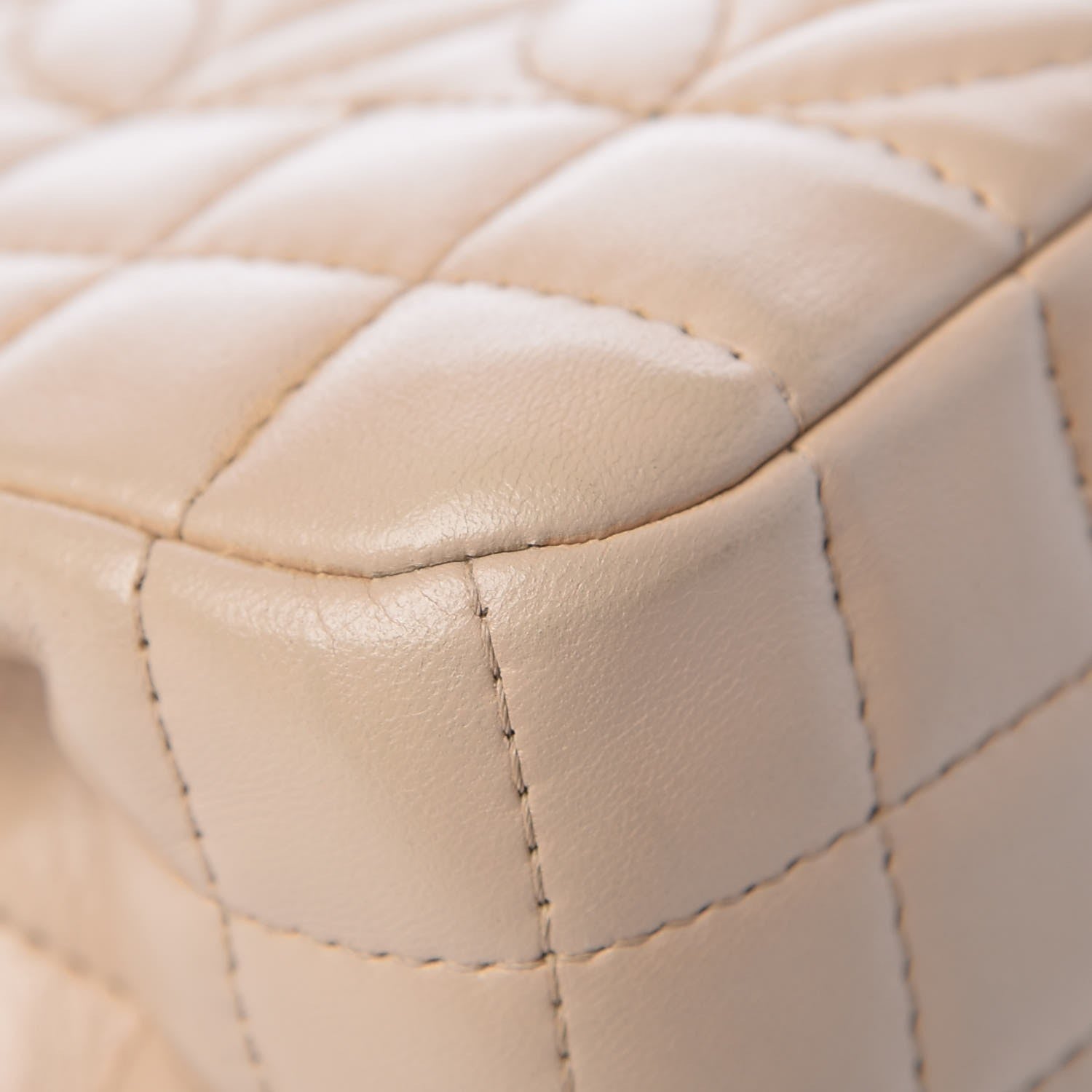 Chanel Lambskin Mini Lady Graphic Flap Ivory 14 of 19