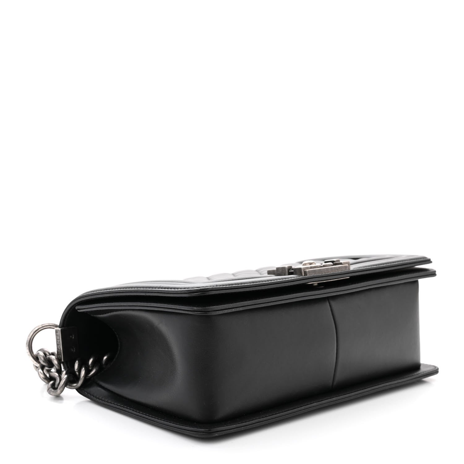 Chanel Lambskin Quilted Medium Boy Flap Black 4 of 11