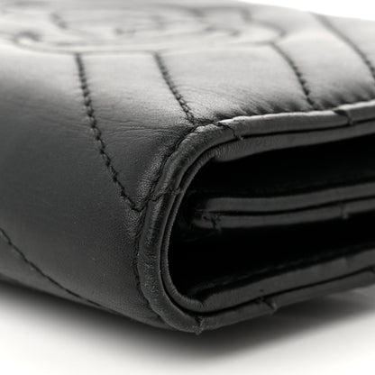 Gucci Calfskin Matelasse GG Marmont Wallet Black 8 of 9