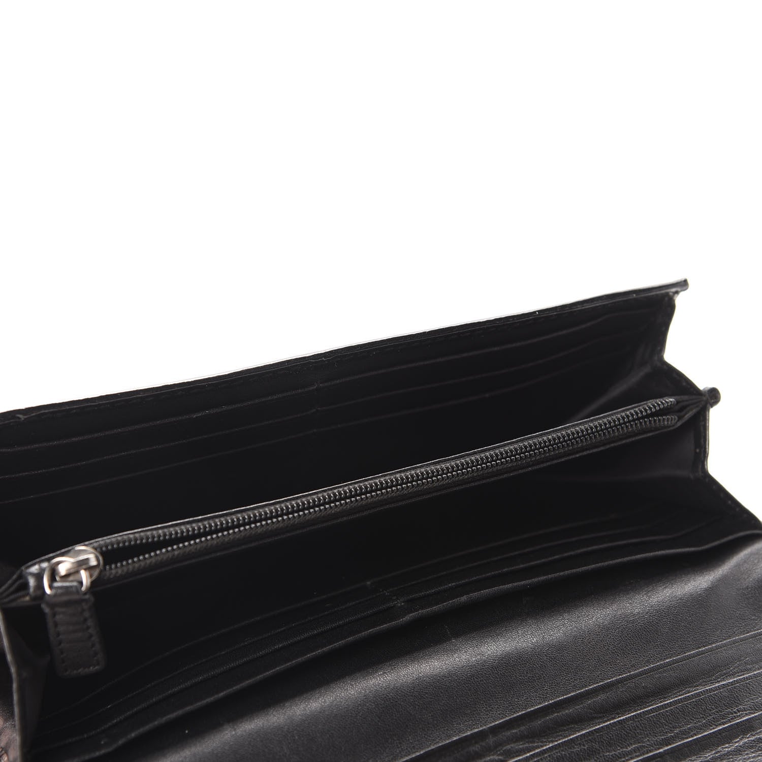 Burberry Beat Check Penrose Continental Wallet Black 5 of 12