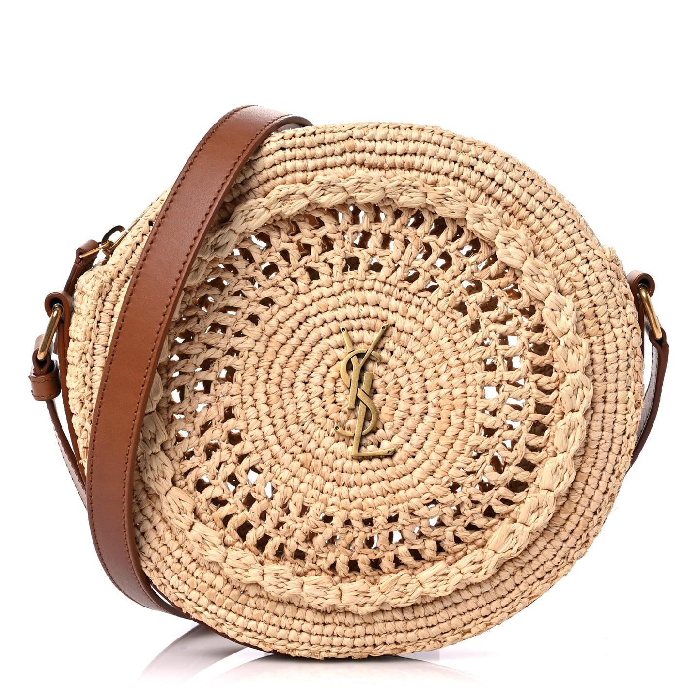 Raffia Sac Round Naturel