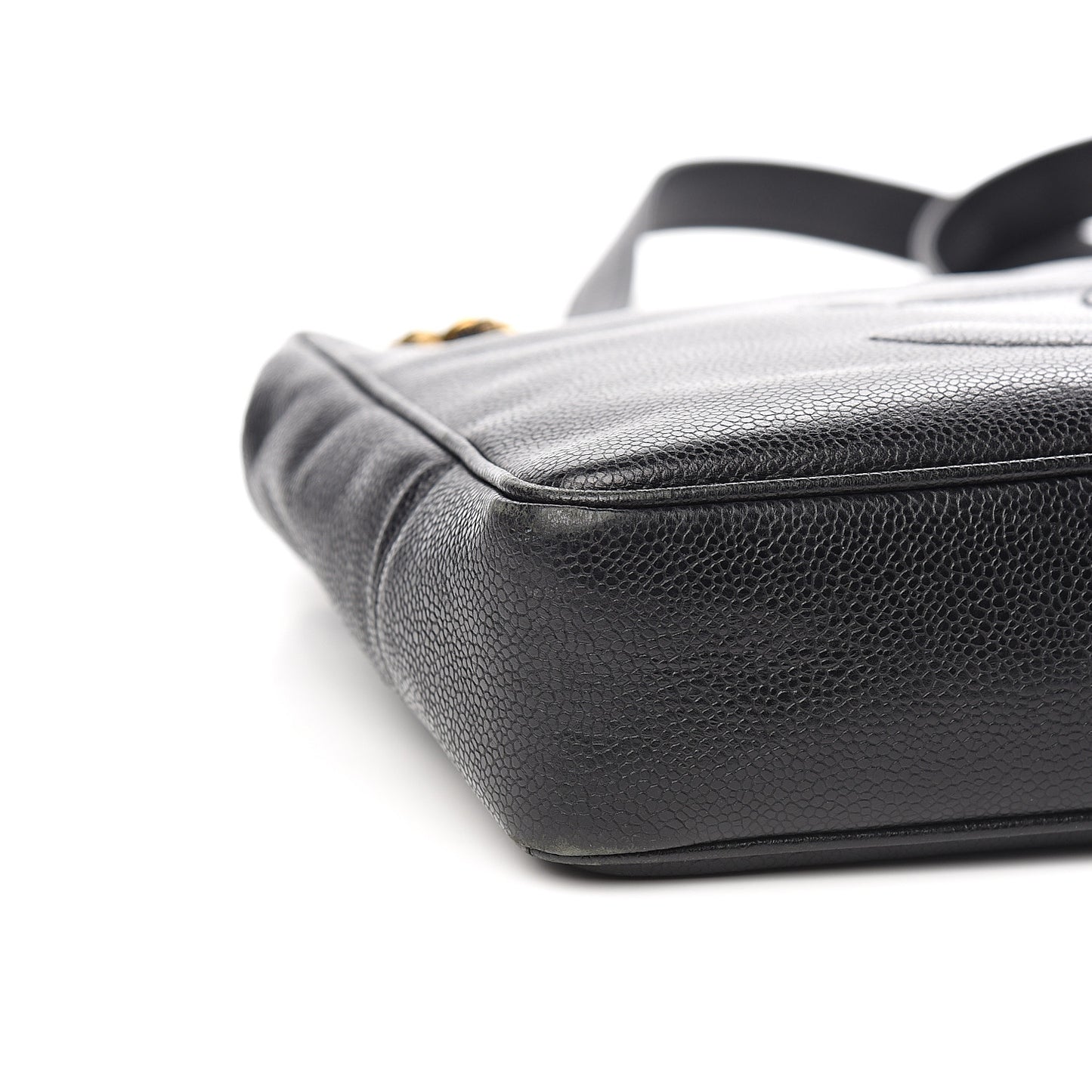 Caviar CC Shoulder Bag Black