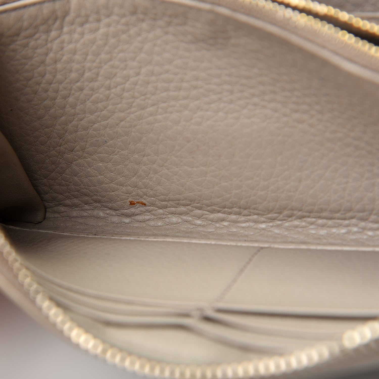 Prada Vitello Daino Zip Around Wallet Pomice 10 of 13