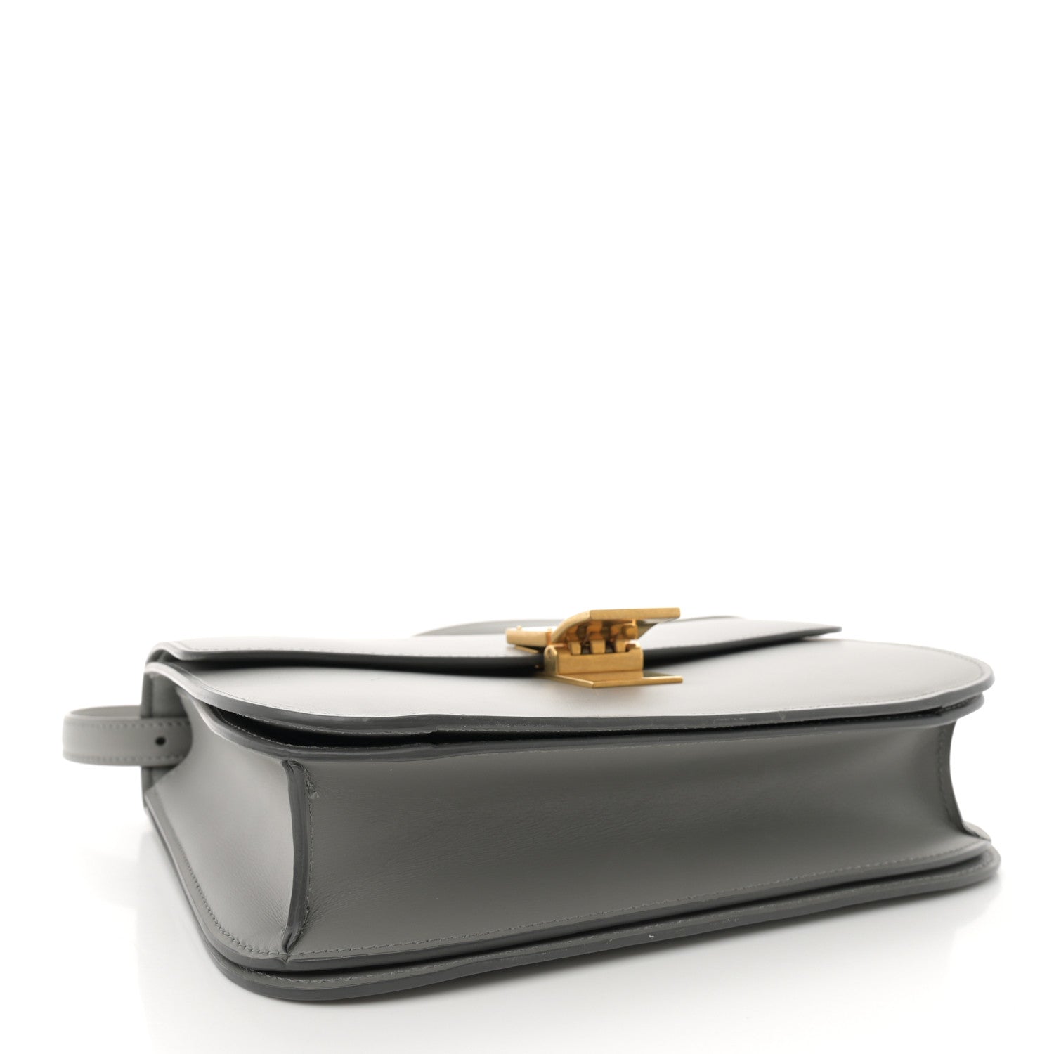 Celine Box Calfskin Medium Classic Box Flap Bag Light Charcoal 4 of 11