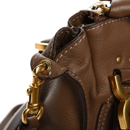 Chloe Calfskin Medium Marcie Satchel Barbour Khaki 10 of 10