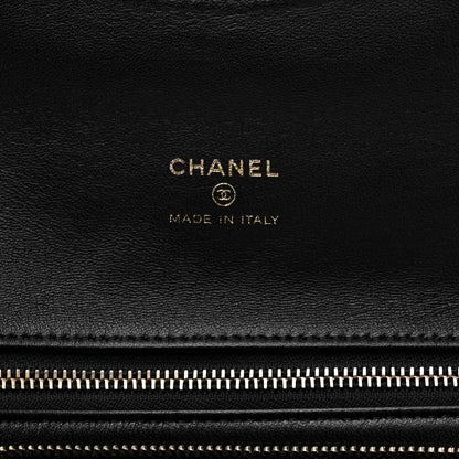 Chanel Velvet Lambskin 31 Pouch Black 6 of 8