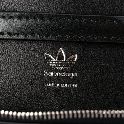 Balenciaga X ADIDAS Box Calfskin Hourglass Chain Bag Black 5 of 9