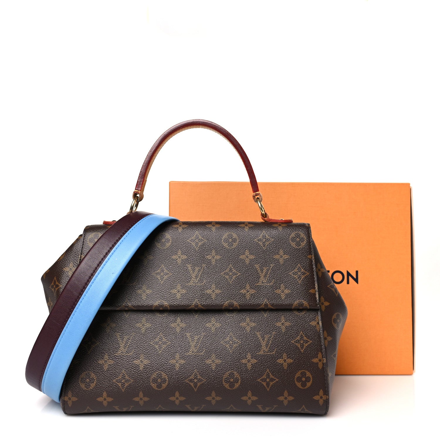 Louis Vuitton Monogram Cluny MM Blue Glacial 10 of 10