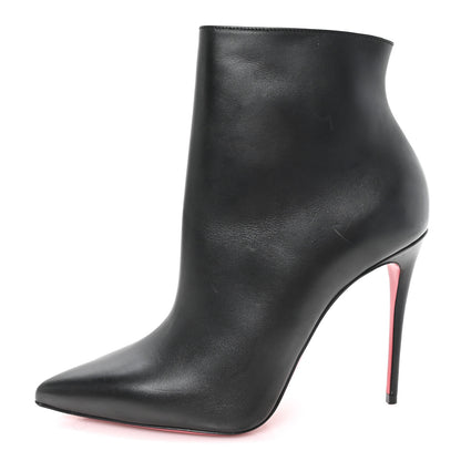 Christian Louboutin Calfskin So Kate Booty 100 Ankle Boots 37.5 Black 1 of 9