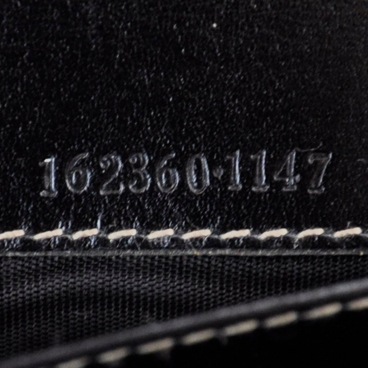 Gucci Patent Britt Continental Wallet Black 9 of 11