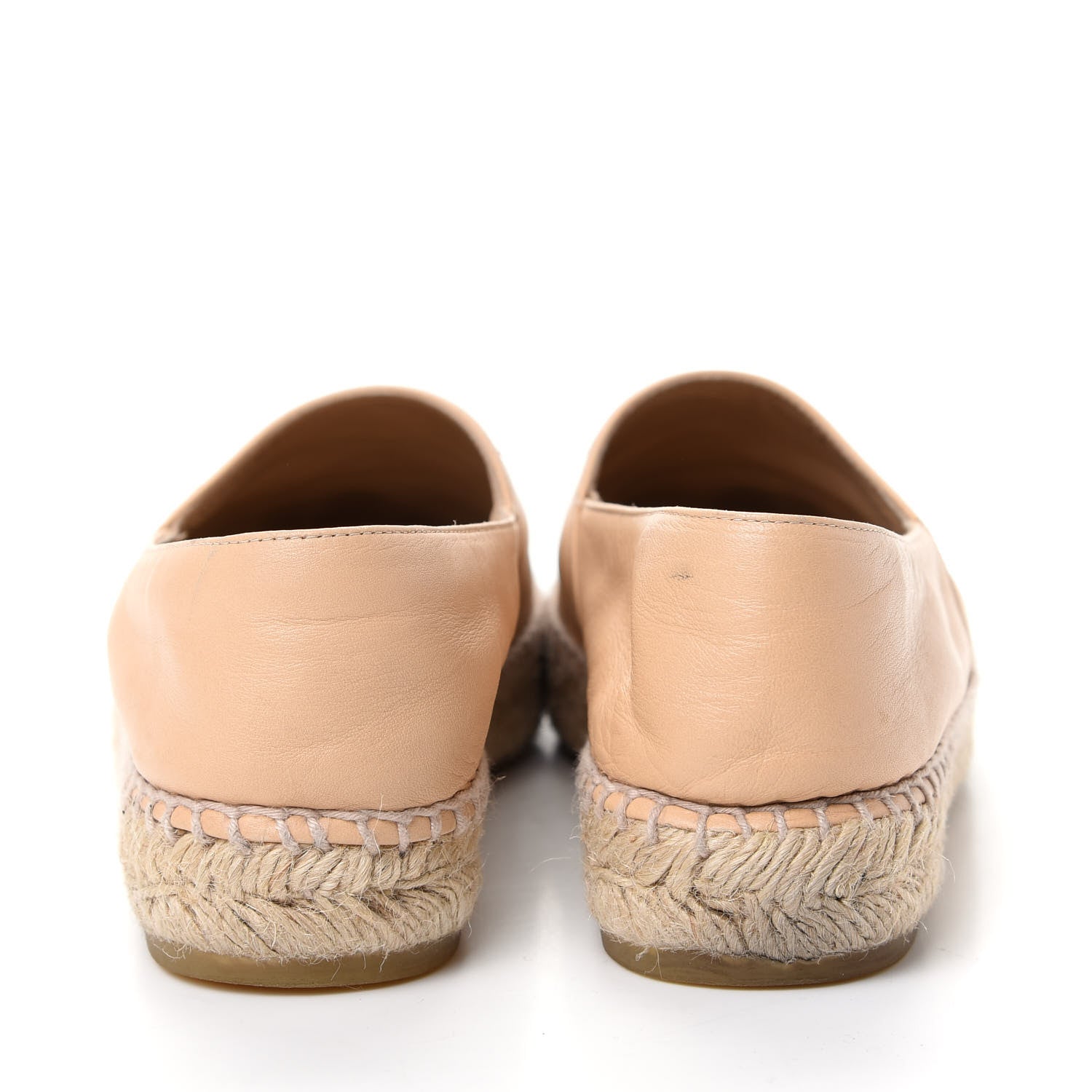Chanel Lambskin CC Espadrilles 37 Beige Black 7 of 11