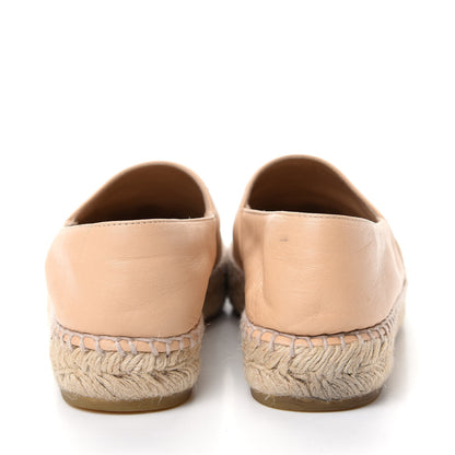Chanel Lambskin CC Espadrilles 37 Beige Black 7 of 11