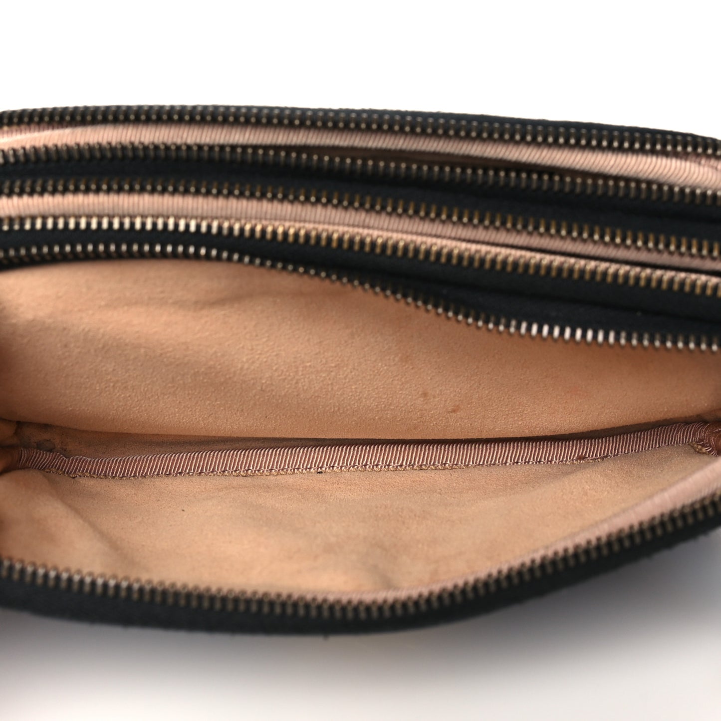 Calfskin Matelasse Mini GG Marmont Chain Crossbody Bag Black