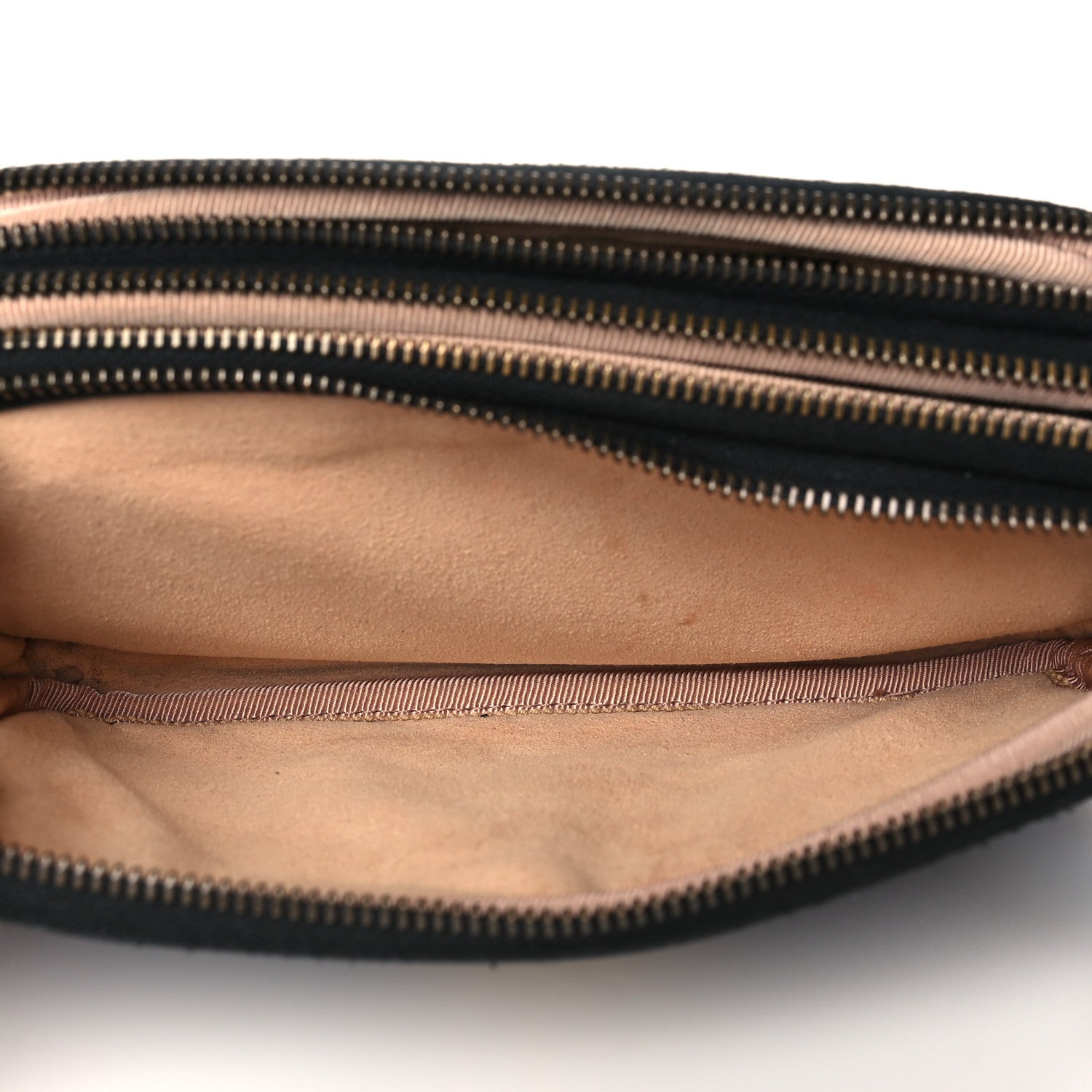 Gucci Calfskin Matelasse Mini GG Marmont Chain Crossbody Bag Black 5 of 13