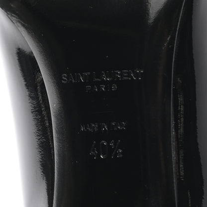 Saint Laurent Patent Calfskin Anja 85 Pumps 40.5 Black 6 of 11
