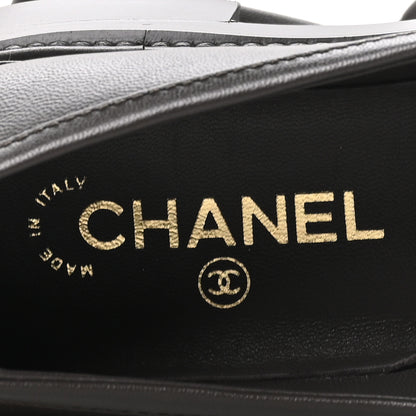 Chanel Lambskin Quilted CC Turnlock Loafers 40 Dark Brown 6 of 11