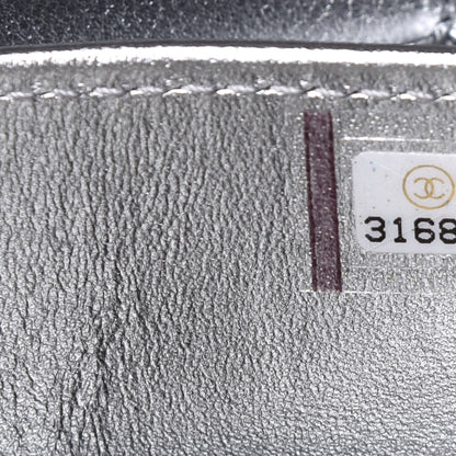 Chanel Gradient Metallic Calfskin Quilted Camera Bag Silver Blue Yellow Purple 6 of 10