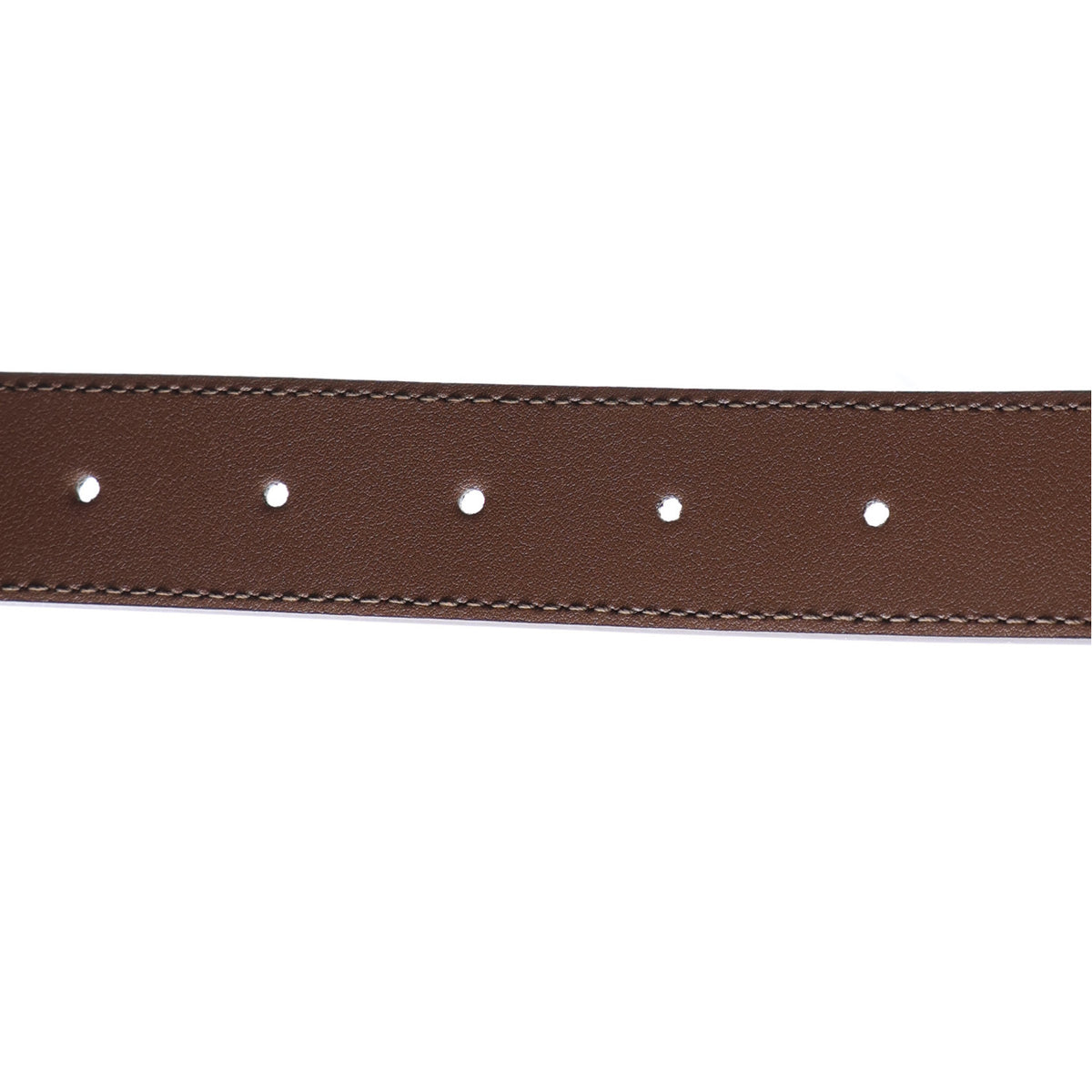 Gucci GG Supreme Monogram Textured Dollar Calfskin Blondie 30mm Belt 110 44 Beige Ebony New Acero 4 of 5