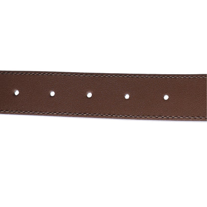 Gucci GG Supreme Monogram Textured Dollar Calfskin Blondie 30mm Belt 110 44 Beige Ebony New Acero 4 of 5