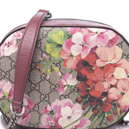 Gucci GG Supreme Monogram Blooms Mini Chain Shoulder Bag Beige Multicolor Dry Rose 10 of 10