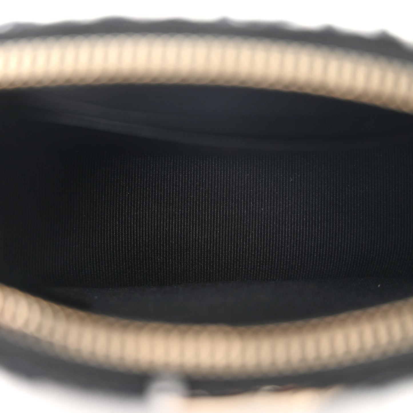 Tweed Quilted Mini Clutch With Chain Black White