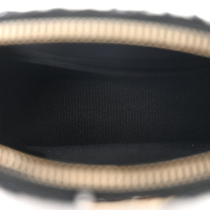 Chanel Tweed Quilted Mini Clutch With Chain Black White 5 of 11