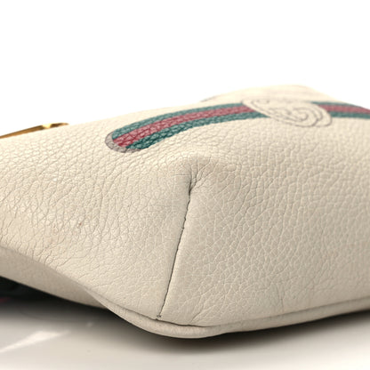 Gucci Grained Calfskin Small Logo Belt Bag White 9 of 10