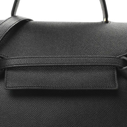 Celine Grained Calfskin Micro Belt Bag Black 8 of 10