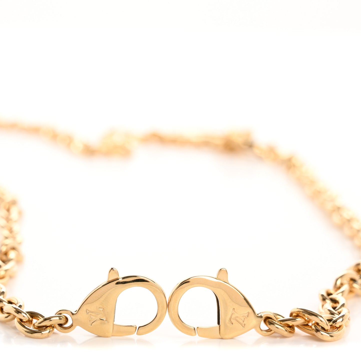 Metal Lily Chain Strap Gold