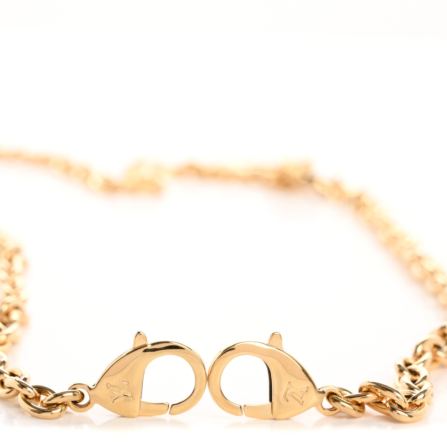 Louis Vuitton Metal Lily Chain Strap Gold 3 of 4