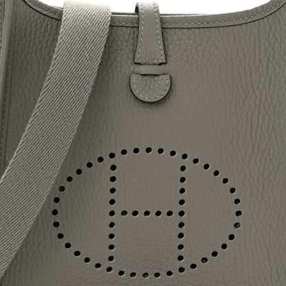 Hermes Taurillon Clemence Evelyne TPM Etain 8 of 10