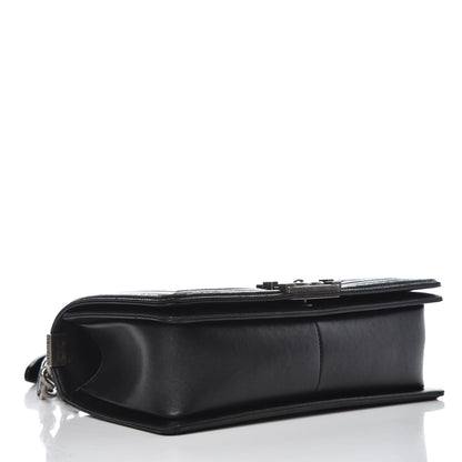Chanel Lambskin Quilted Medium Boy Flap Black 4 of 15