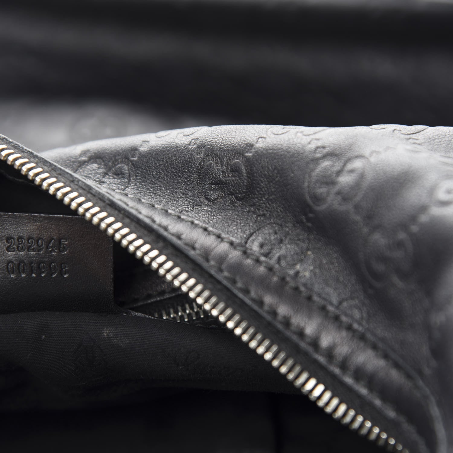 Gucci Guccissima Large GG Twins Hobo Black 9 of 10