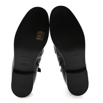 Hermes Calfskin Kelsey Ankle Boots 38.5 Black 6 of 9