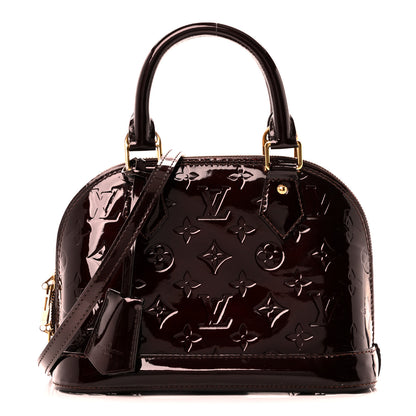 Louis Vuitton Vernis Alma BB Amarante 1 of 9