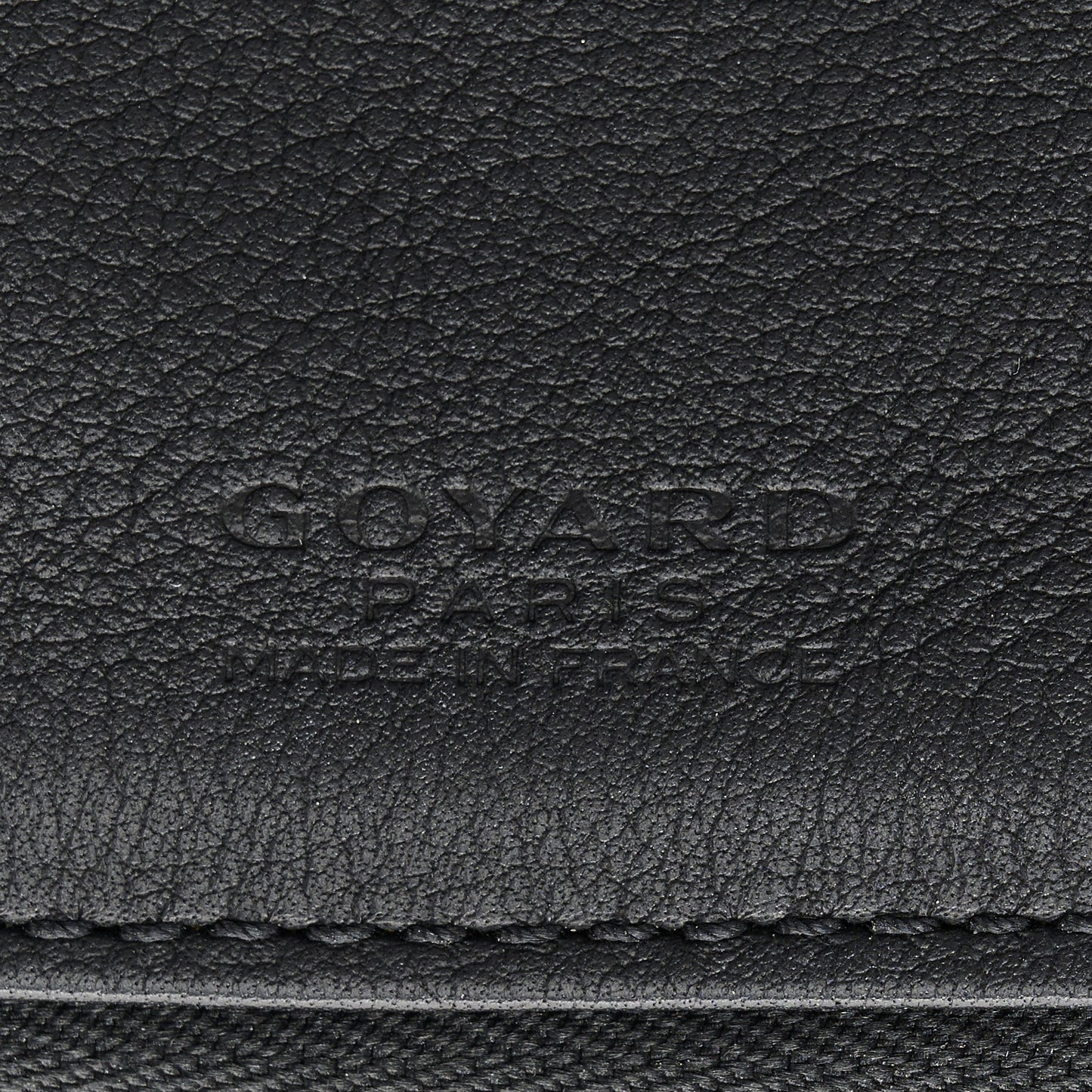 Goyardine Sainte Marie Soft Clutch Black