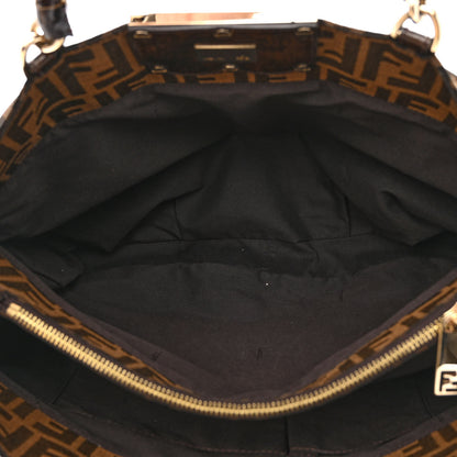 Fendi Zucca Mia Tote Tobacco 5 of 10
