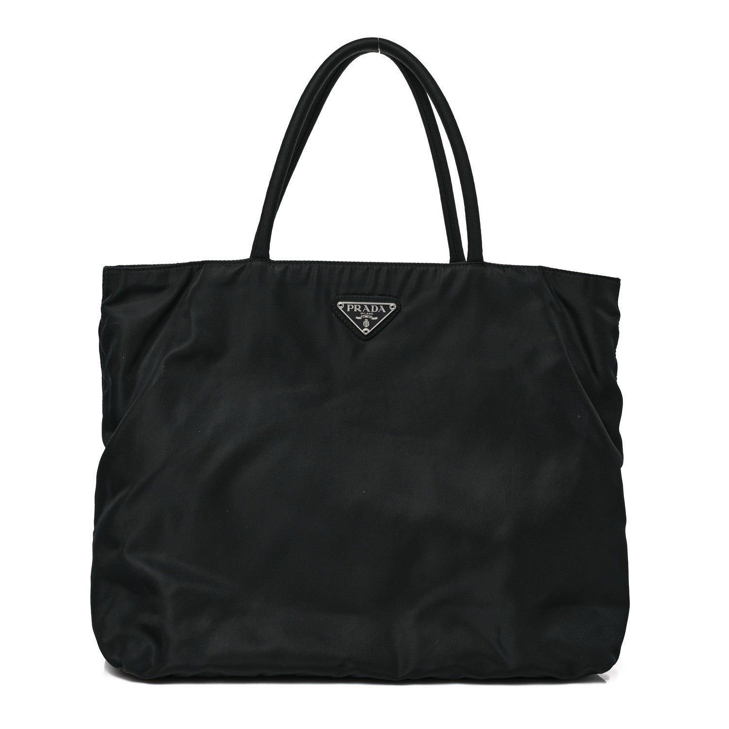 Prada Tessuto Nylon Tote Navy 1 of 8