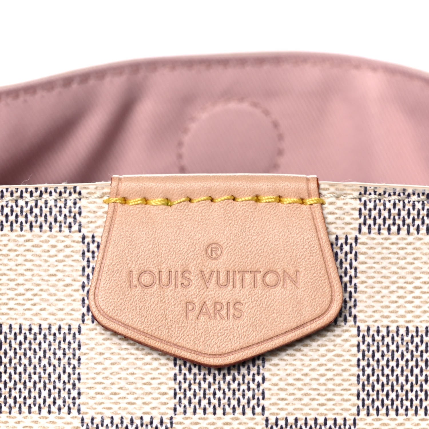Louis Vuitton Damier Azur Graceful PM Rose Ballerine 7 of 11