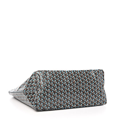 Goyard Goyardine Saint Louis Claire Voie GM Black Blue 5 of 11