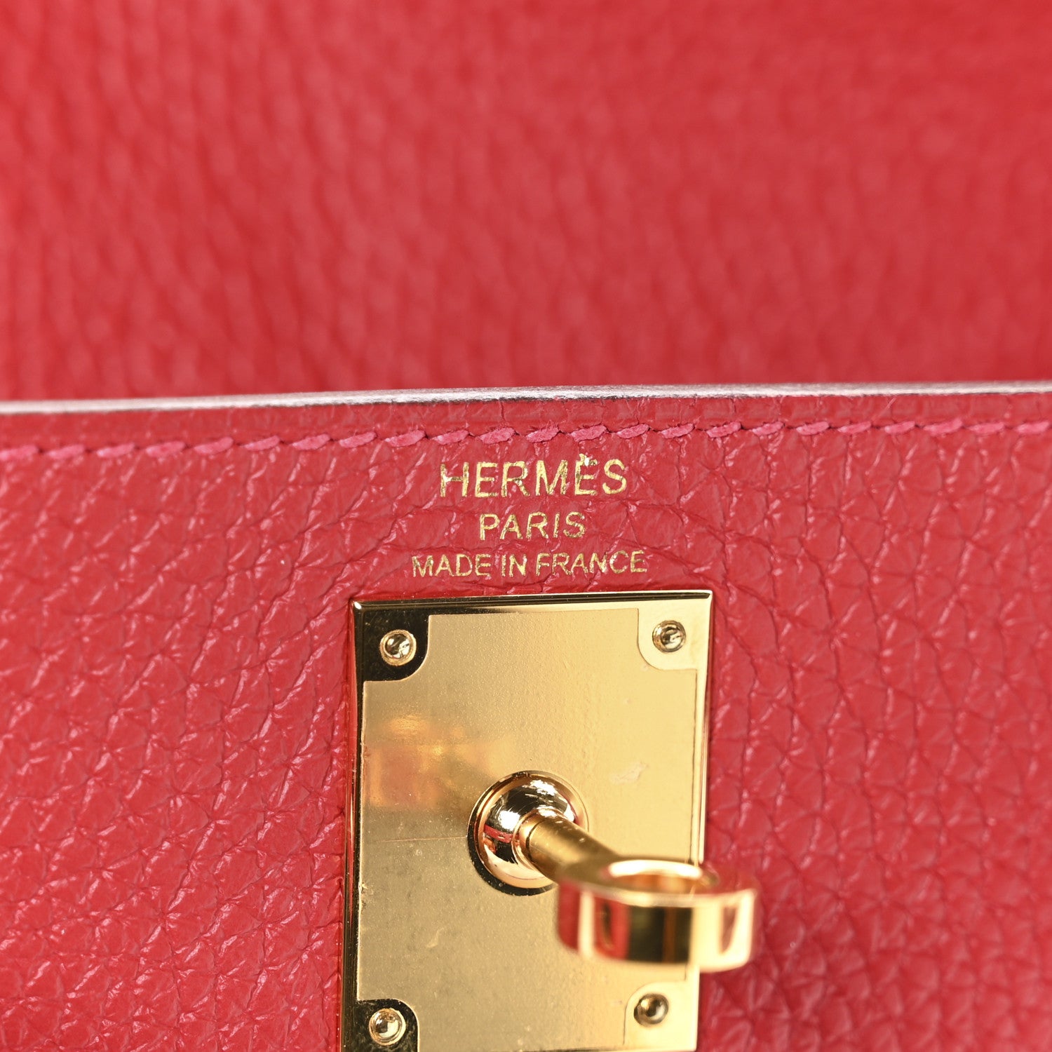 Hermes Taurillon Clemence Kelly Ado Backpack Rouge Casaque 6 of 11
