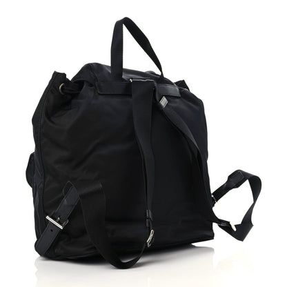 Prada Tessuto Nylon Saffiano Medium Backpack Black 3 of 9