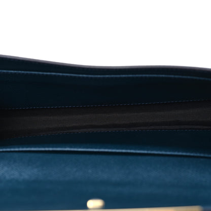 Salvatore Ferragamo Printed Calfskin Gancini Icona Mini Bag Blue 5 of 10