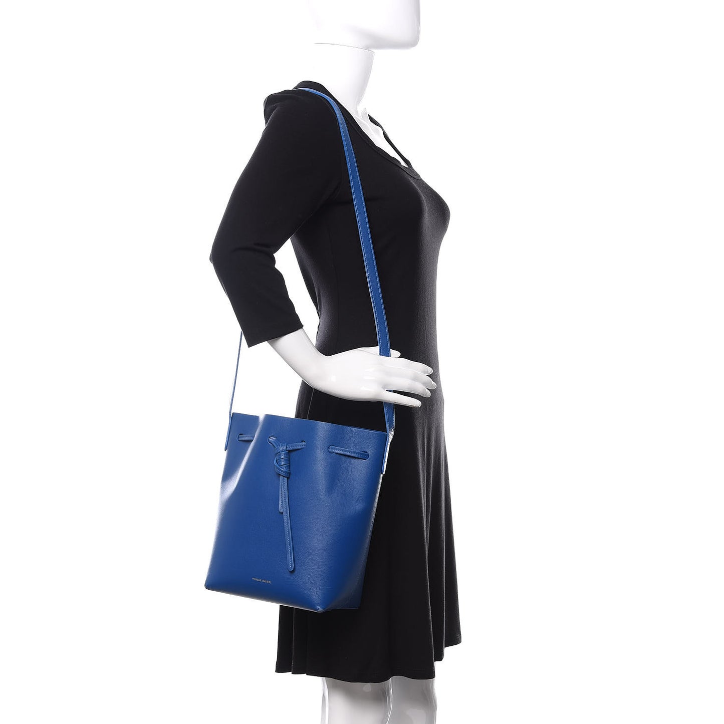 Calfskin Mini Bucket Bag Royal