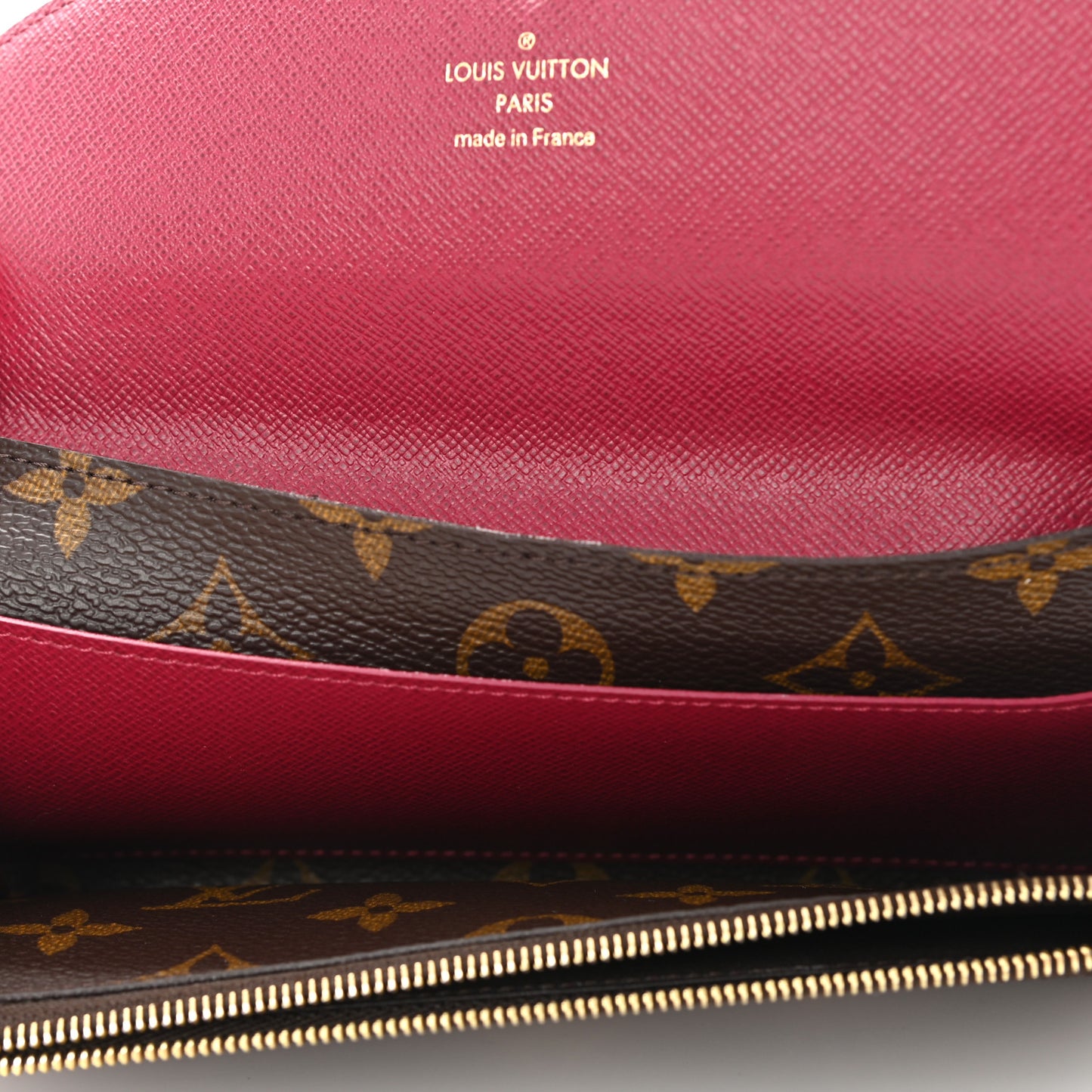Monogram Emilie Wallet Fuchsia